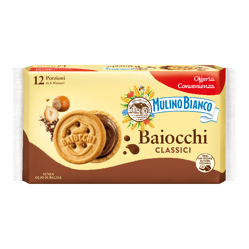 Pavesi Baiocchi Snack Nocciola a 6