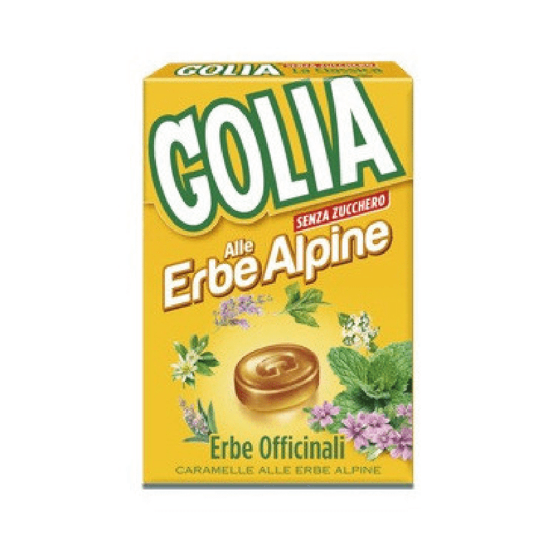 Golia Erbe Alpine Astuccio x 20 | Caramelle Balsamiche