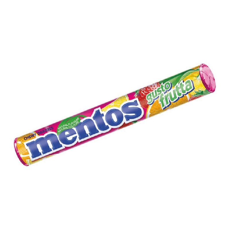 Mentos Frutta x 20: Arancia, Limone, Fragola | Acquista Online