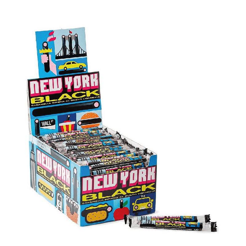 Caramelle Liquirizia New York Black: Sapore Intenso