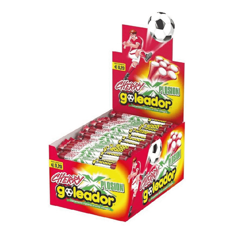 Goleador X-Plosion Cherry: Caramelle Gommose Ripiene