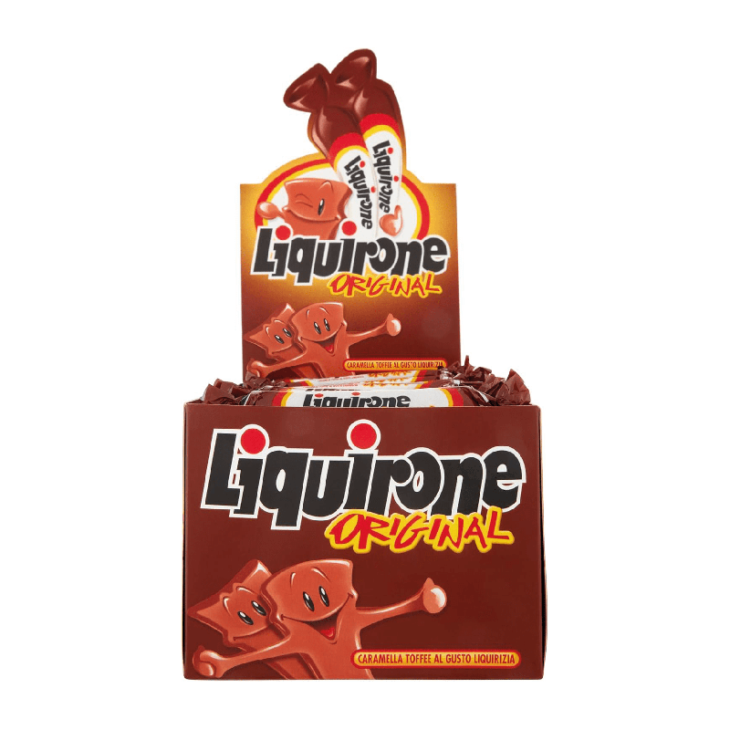 Liquirone Original x 250g: Caramelle Toffee alla Liquirizia