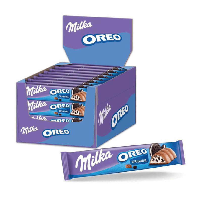 Milka Oreo Barretta - Cioccolato e Biscotto
