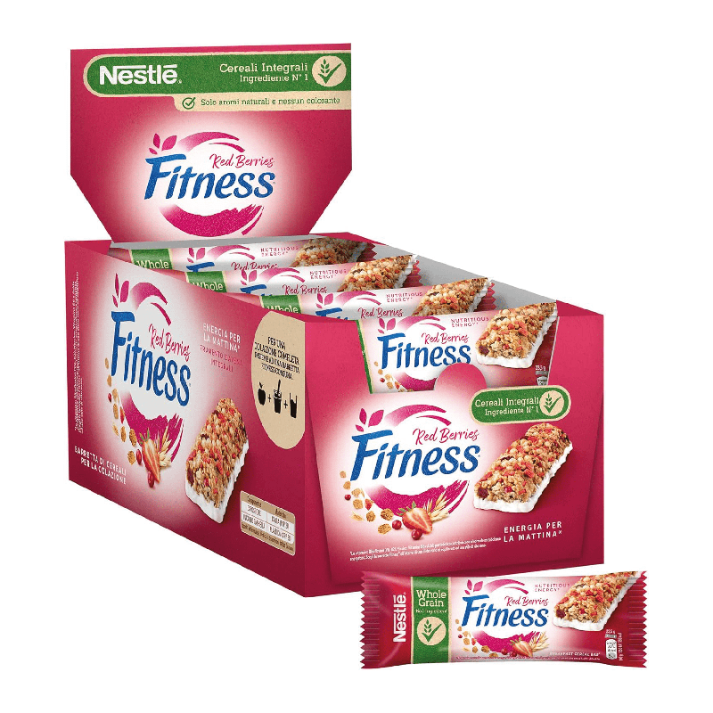 Nestlé Fitness Barretta Frutti Rossi 24x23.5g