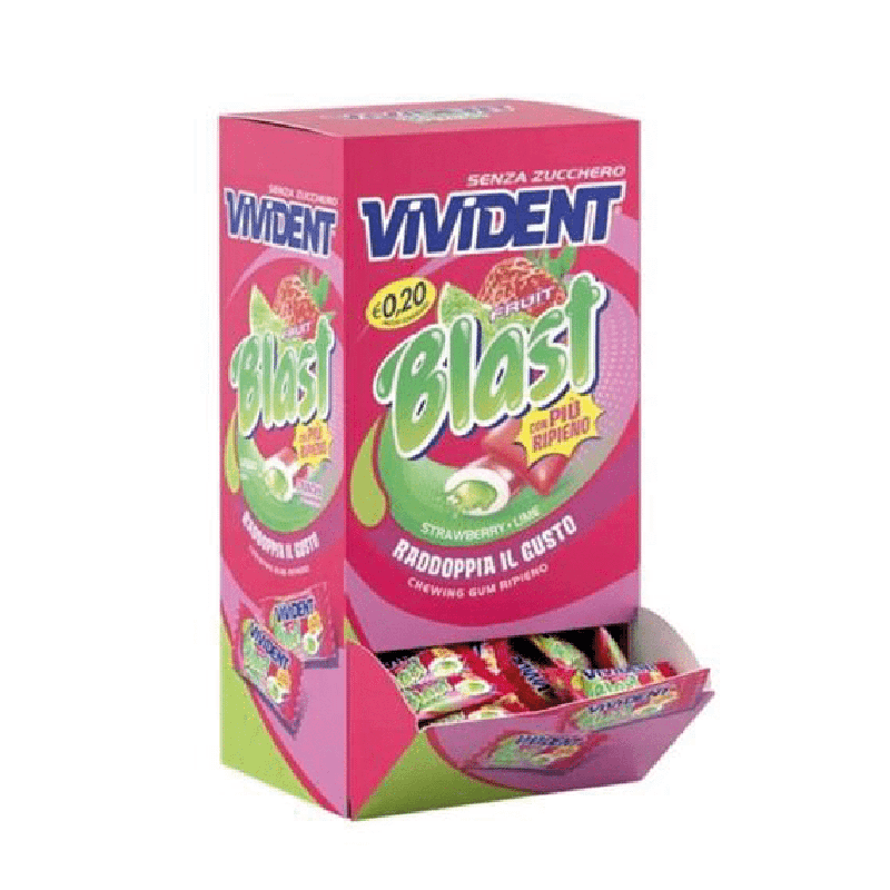 Vivident Blast Fruit: Gomme Fruttate per Alito Fresco