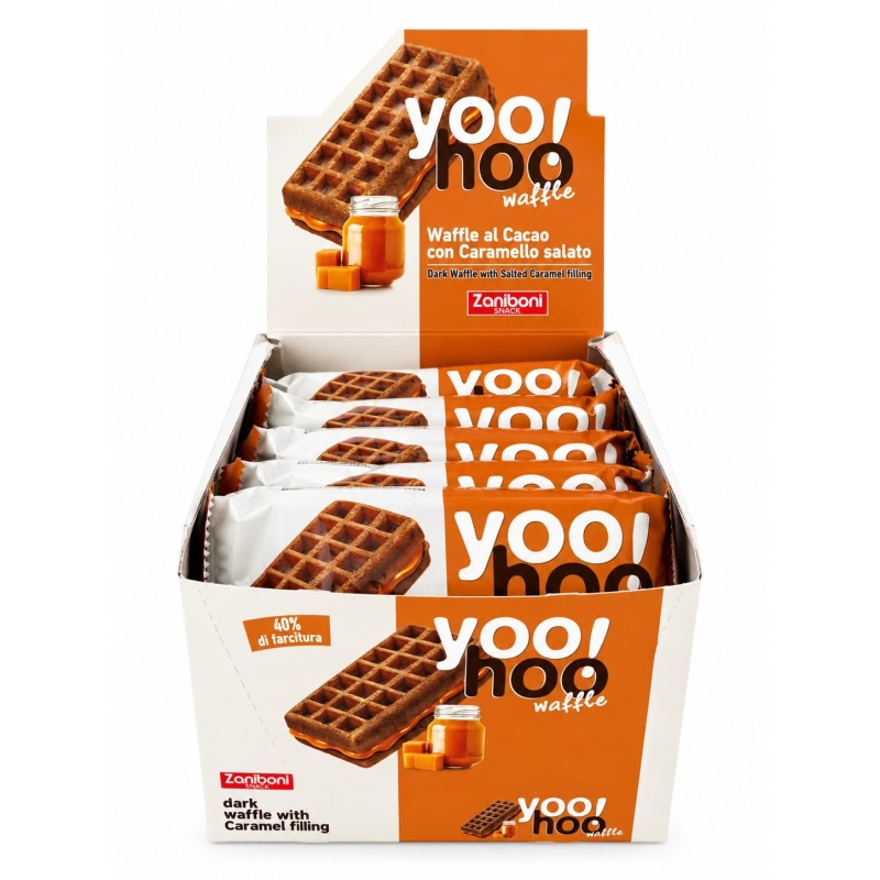 Yoohoo!(waffle) Caramello Salato g.50 x 12 | Acquista online