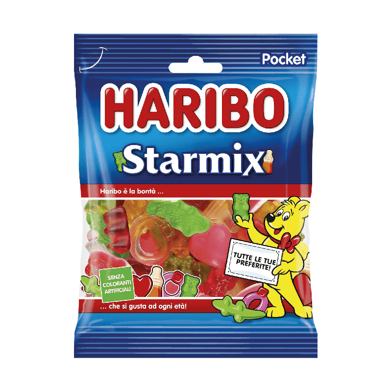 Haribo Starmix 30 buste da 80g - Le tue caramelle preferite!