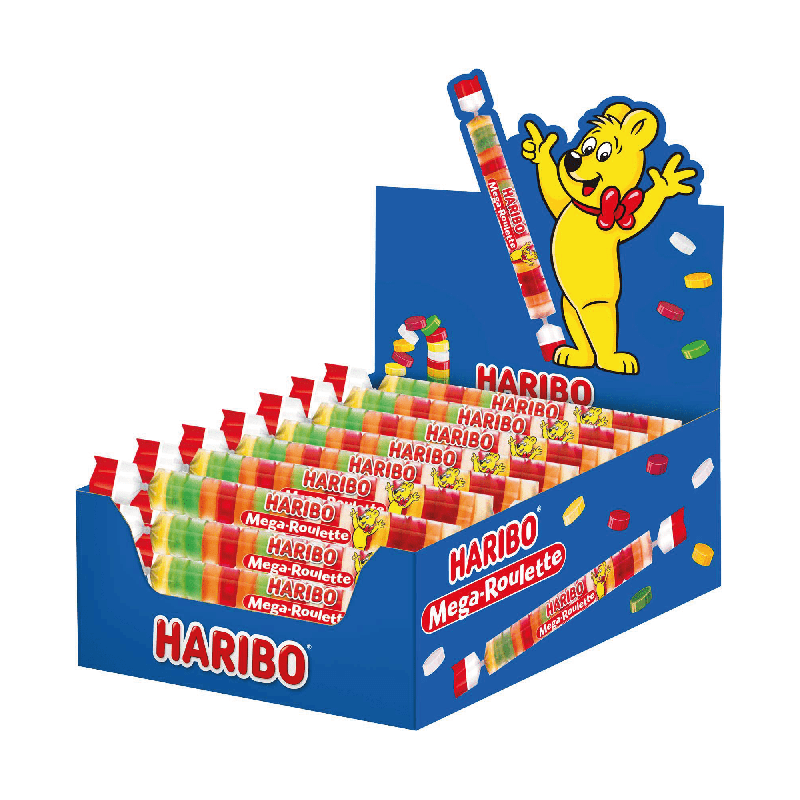 Haribo Mega-Roulette 45g x 40 | Gusti Frutta Classici